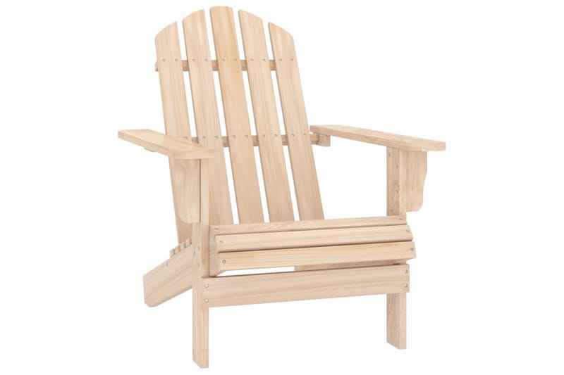 Adirondack-havestol massivt fyrretræ - Havemøbler - Havestole - Solstole - Dækstol