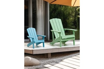 Børnestol Adirondack - Blå - Havemøbler - Havestole - Solstole - Dækstol