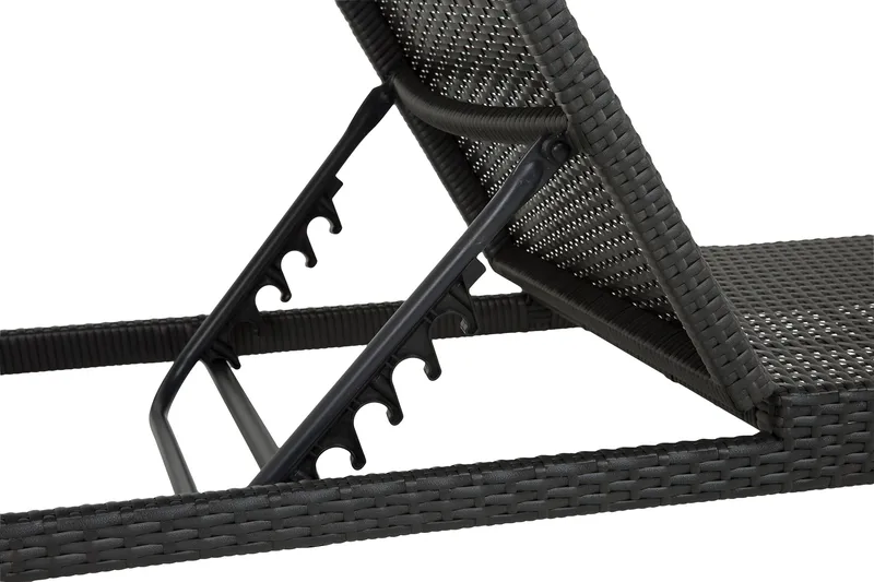 Bahamas Solvogn - Sort - Havemøbler - Havestole - Solstole