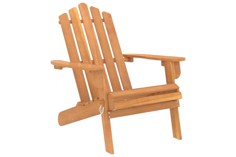 beBasic Adirondack-stole 2 stk. massivt akacietræ - Brun - Havemøbler - Havestole - Solstole - Dækstol