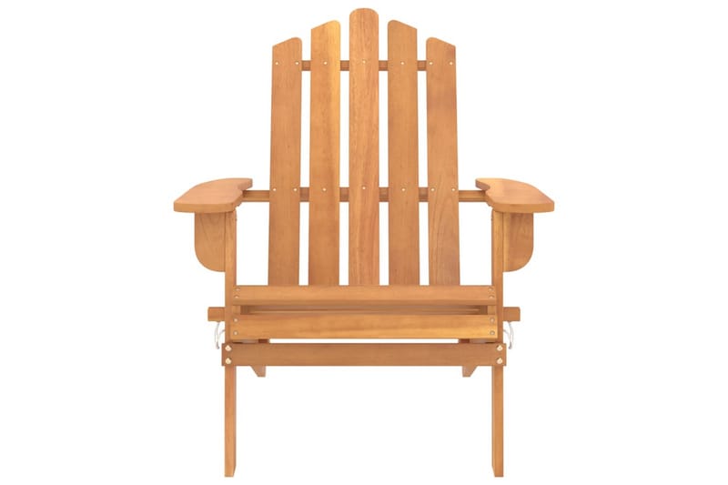 beBasic Adirondack-stole 2 stk. massivt akacietræ - Brun - Havemøbler - Havestole - Solstole - Dækstol