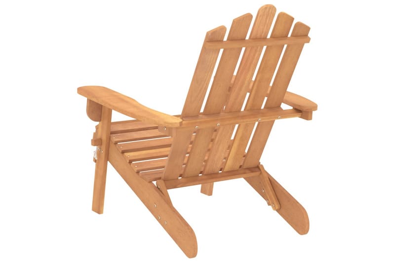 beBasic Adirondack-stole 2 stk. massivt akacietræ - Brun - Havemøbler - Havestole - Solstole - Dækstol
