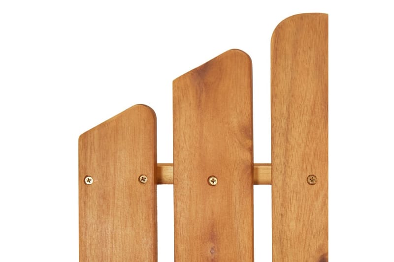 beBasic Adirondack-stole 2 stk. massivt akacietræ - Brun - Havemøbler - Havestole - Solstole - Dækstol