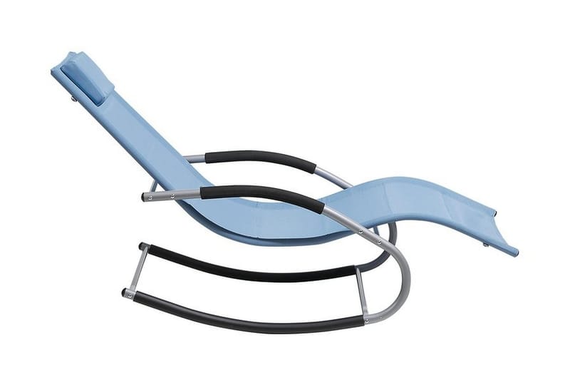 Carano Solstol 149 cm - Blå - Havemøbler - Havestole - Solstole