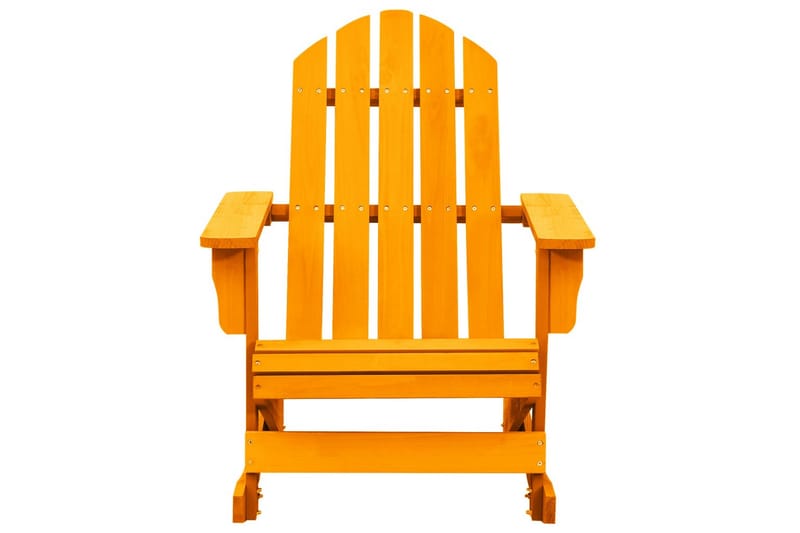 Adirondack-gyngestol massivt grantræ orange - Orange - Havemøbler - Havestole - Solstole - Dækstol