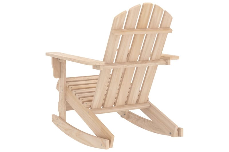 Adirondack-gyngestol massivt grantræ - Havemøbler - Havestole - Solstole - Dækstol