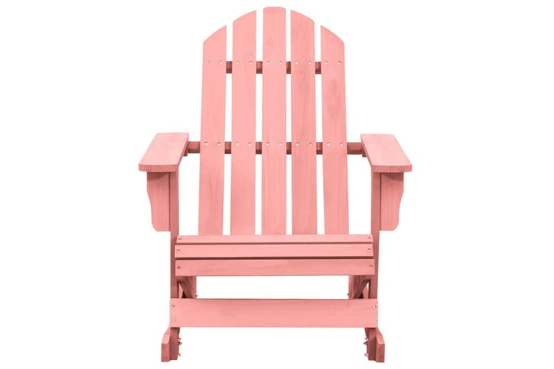 Adirondack-gyngestol massivt grantræ pink - Lyserød - Havemøbler - Havestole - Solstole - Dækstol