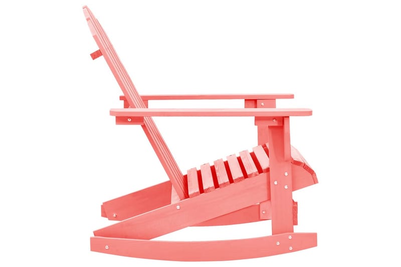 Adirondack-gyngestol massivt grantræ pink - Lyserød - Havemøbler - Havestole - Solstole - Dækstol