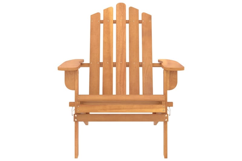 Adirondack-havestol massivt akacietræ - Brun - Havemøbler - Havestole - Solstole - Dækstol