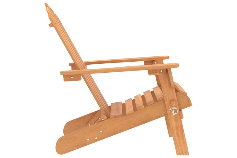 Adirondack-havestol massivt akacietræ - Brun - Havemøbler - Havestole - Solstole - Dækstol
