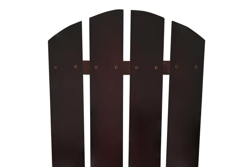 Adirondack-Havestol Massivt Fyrretræ Brun - Havemøbler - Havestole - Solstole - Dækstol
