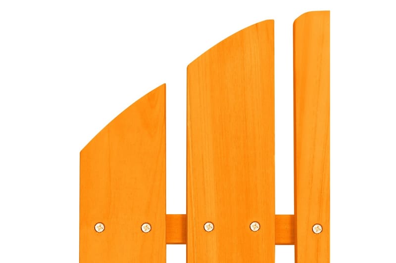 Adirondack-havestol massivt fyrretræ orange - Orange - Havemøbler - Havestole - Solstole - Dækstol