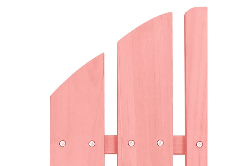 Adirondack-havestol massivt fyrretræ pink - Lyserød - Havemøbler - Havestole - Solstole - Dækstol
