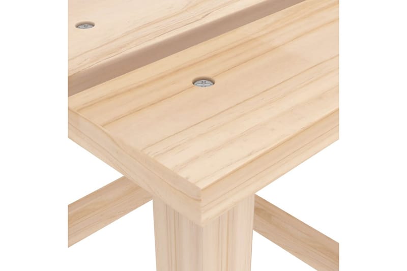 Adirondack-havestol med bord massivt grantræ - Havemøbler - Havestole - Solstole - Dækstol