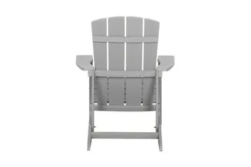 Adirondack solstol 88 | 75 | 88 cm - Grå - Havemøbler - Havestole - Solstole - Dækstol