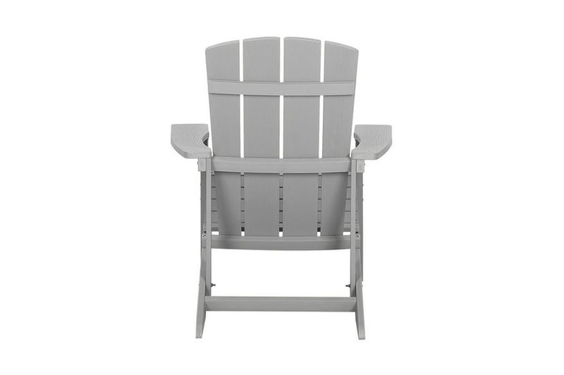 Adirondack solstol 88 | 75 | 88 cm - Grå - Havemøbler - Havestole - Solstole - Dækstol