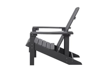Adirondack solstol 88 | 75 | 88 cm - Grå - Havemøbler - Havestole - Solstole - Dækstol