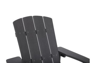 Adirondack solstol 88 | 75 | 88 cm - Grå - Havemøbler - Havestole - Solstole - Dækstol