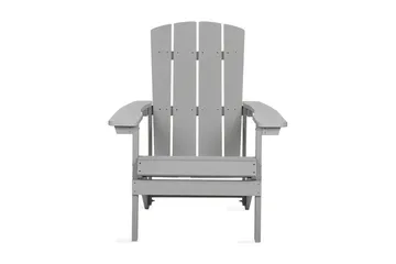 Adirondack solstol 88 | 75 | 88 cm - Grå - Havemøbler - Havestole - Solstole - Dækstol