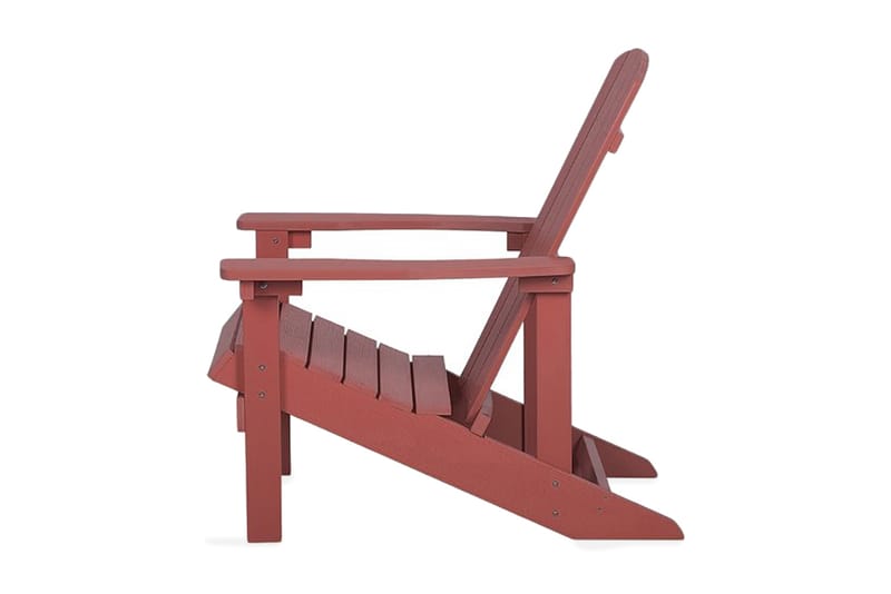 Adirondack solstol 88 | 75 | 88 cm - Rød - Havemøbler - Havestole - Solstole - Dækstol