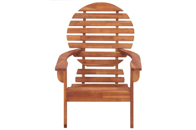 Adirondack-Stol Massivt Akacietræ - Brun - Havemøbler - Havestole - Solstole - Dækstol