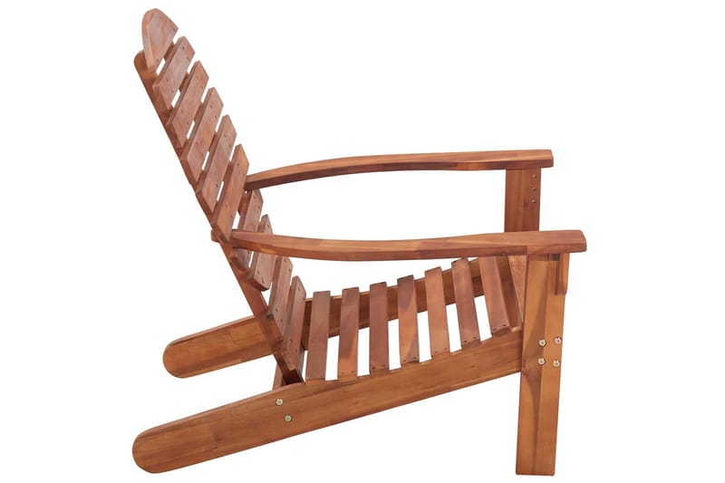 Adirondack-Stol Massivt Akacietræ - Brun - Havemøbler - Havestole - Solstole - Dækstol