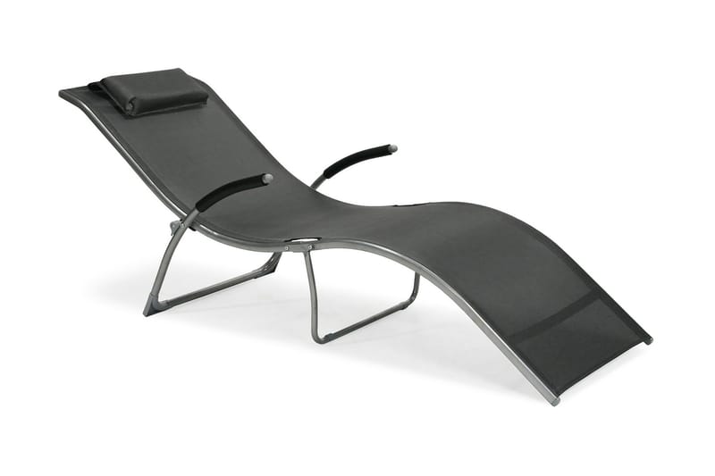 Dækstol BATYA 173x63x65cm farve: grå stålramme, undefined