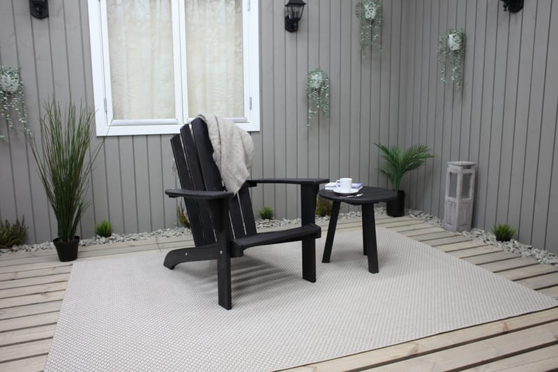 Cranston Dækstol - Kaffesort - Havemøbler - Havestole - Solstole - Dækstol