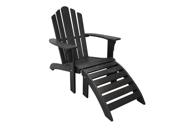 Cranston Dækstol - Kaffesort - Havemøbler - Havestole - Solstole - Dækstol