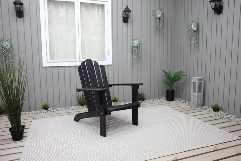 Cranston Dækstol - Kaffesort - Havemøbler - Havestole - Solstole - Dækstol