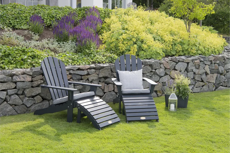 Hillerstorp Tennesse Dækstol 2-pak - Grå - Havemøbler - Havestole - Solstole - Dækstol