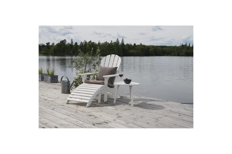 Dækstol Hillerstorp Tennessee Hvid - Hvid - Havemøbler - Havestole - Solstole - Dækstol