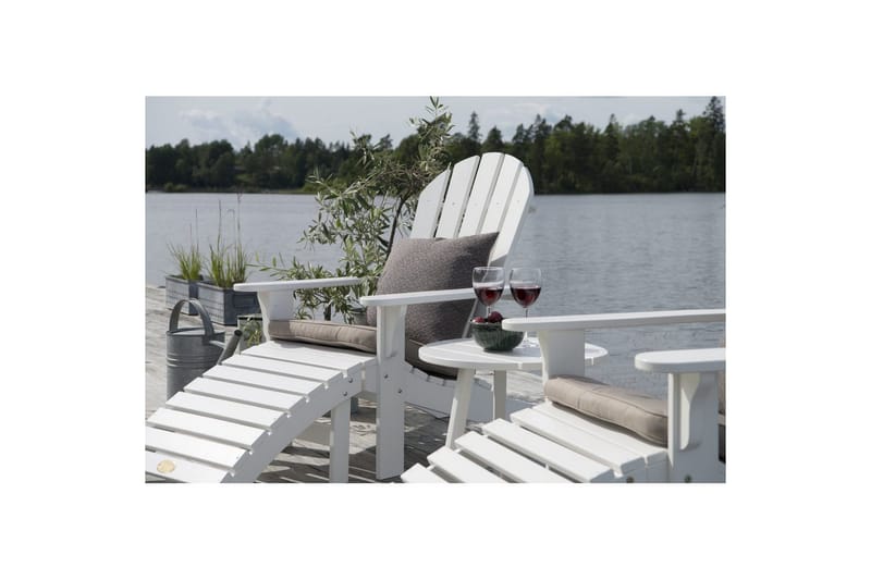 Dækstol Hillerstorp Tennessee Hvid - Hvid - Havemøbler - Havestole - Solstole - Dækstol