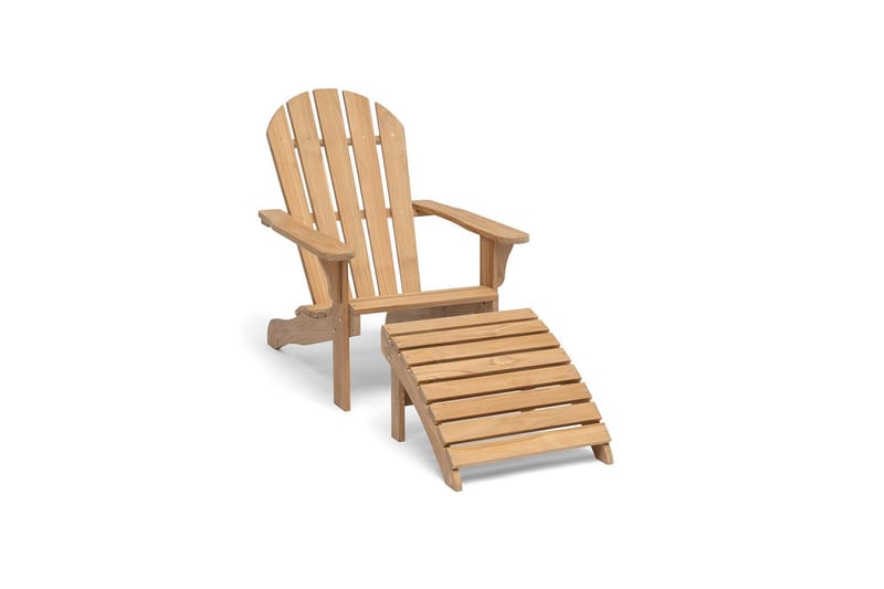 Dækstol Hillerstorp Tennessee Teak Natur - Havemøbler - Havestole - Solstole - Dækstol