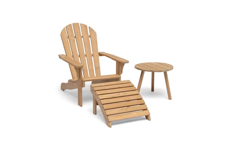 Dækstol Hillerstorp Tennessee Teak Natur - Havemøbler - Havestole - Solstole - Dækstol