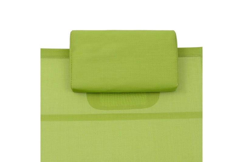 Liggestol Aluminium Textilene Grøn - Grøn - Dækstol