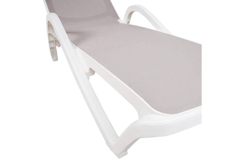 Resort Dækstol Beige - Havemøbler - Havestole - Solstole - Dækstol