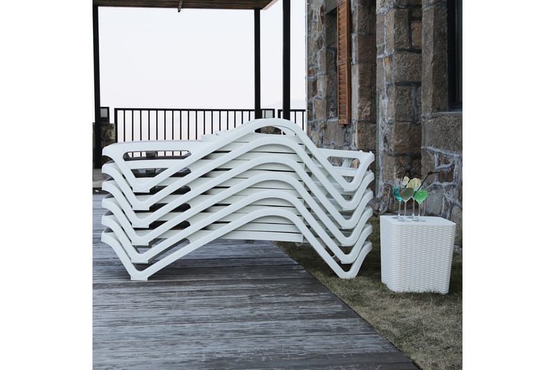 Resort Dækstol Beige - Havemøbler - Havestole - Solstole - Dækstol