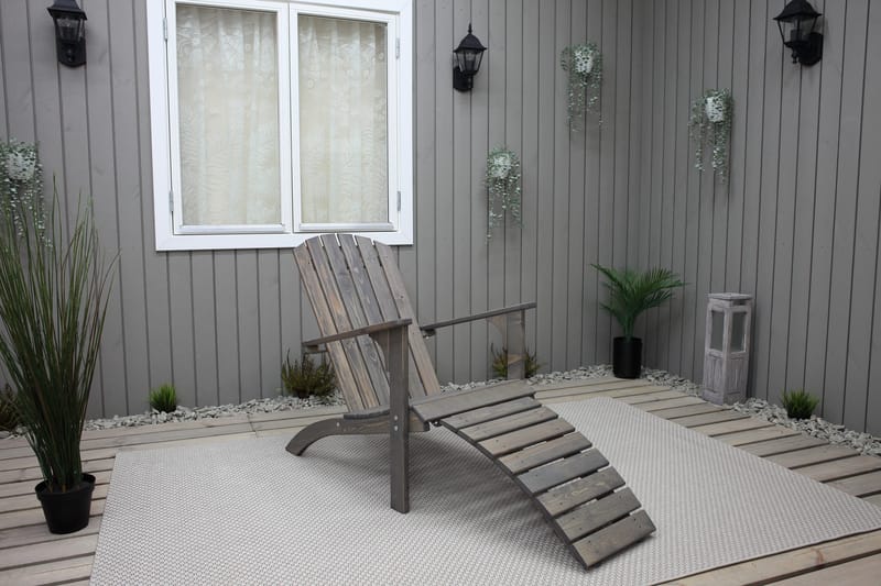 Rolston Dækstol - Grå - Havemøbler - Havestole - Solstole - Dækstol