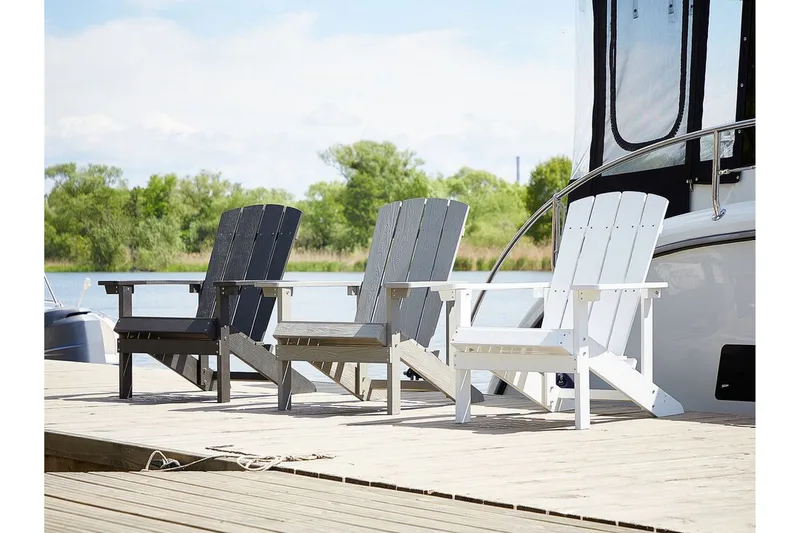 Sjurby Dækstol - Hvid - Havemøbler - Havestole - Solstole - Dækstol