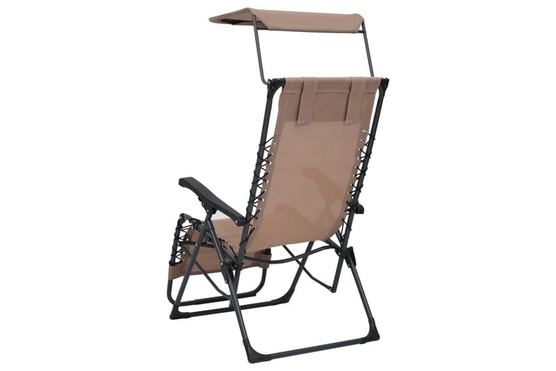 foldbar havestol textilene gråbrun - Gråbrun - Havemøbler - Havestole - Solstole