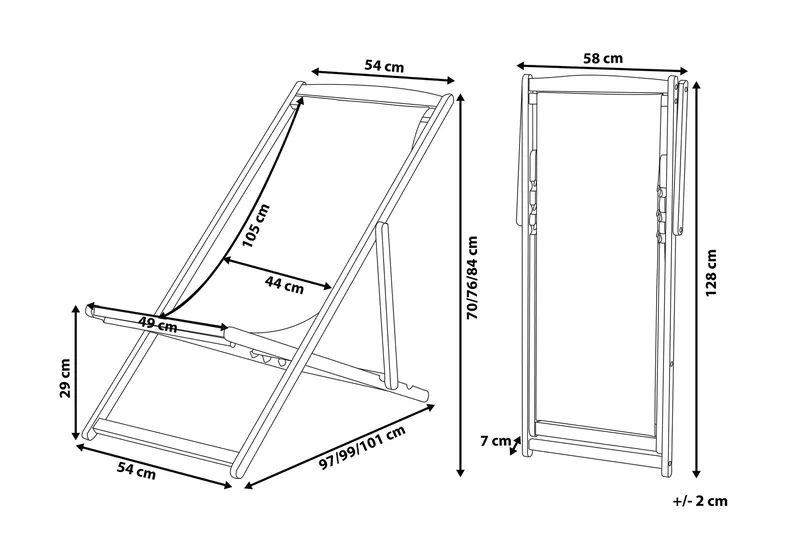 Gjengene Solstol - Brun - Havemøbler - Havestole - Solstole