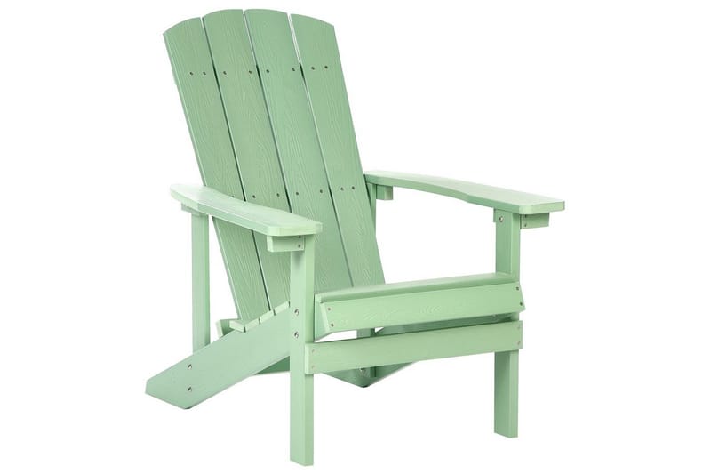 Havestol Adirondack - Grøn, 75x88x88 cm - Havemøbler - Havestole - Solstole - Dækstol