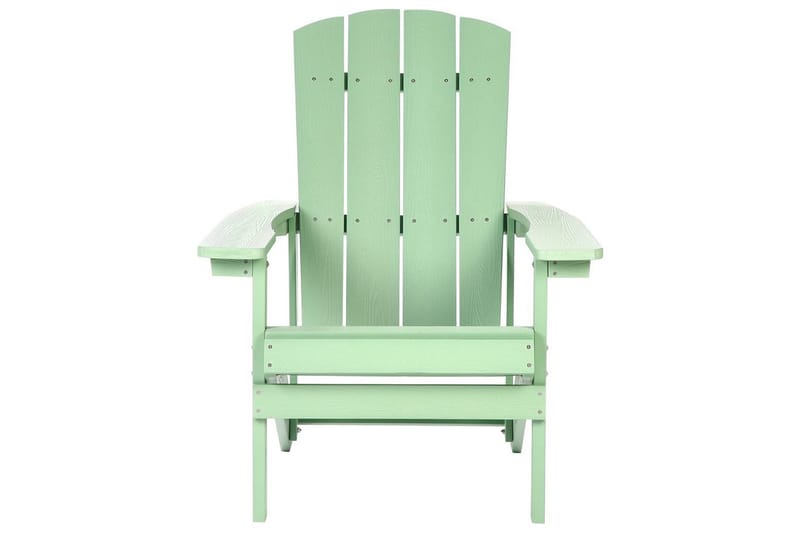 Havestol Adirondack - Grøn, 75x88x88 cm - Havemøbler - Havestole - Solstole - Dækstol