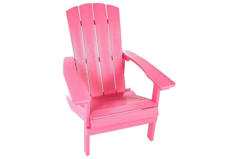 Havestol Adirondack - Rosa, Lyserød, 75x88x88 cm - Havemøbler - Havestole - Solstole - Dækstol