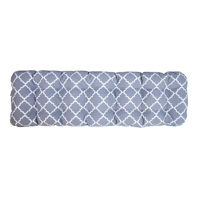 Liggestol HOME4YOU Baden-Baden Grå pude - grøn med grå pude - Havemøbler - Havestole - Solstole - Baden Baden stol