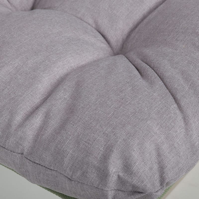 Loungestol HOME4YOU Piper med baldakin beige - Beige - Havemøbler - Havestole - Solstole - Strandstol