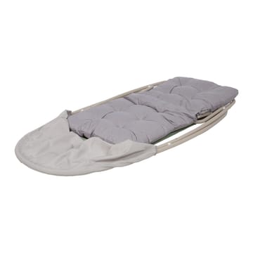 Loungestol HOME4YOU Piper med baldakin beige - Beige - Havemøbler - Havestole - Solstole - Strandstol