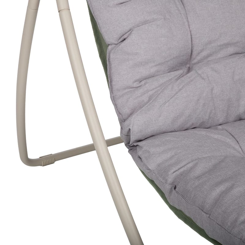 Loungestol HOME4YOU Piper med baldakin beige - Beige - Havemøbler - Havestole - Solstole - Strandstol