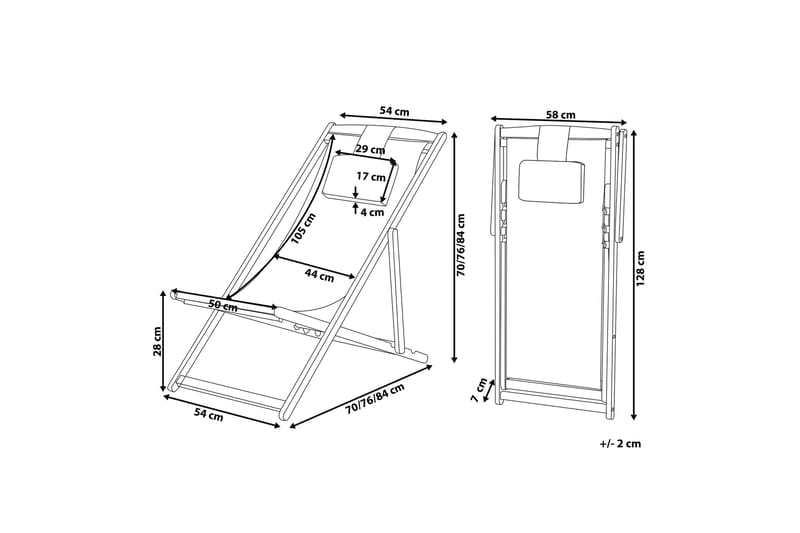 Oykel Solstol - Brun - Havemøbler - Havestole - Solstole